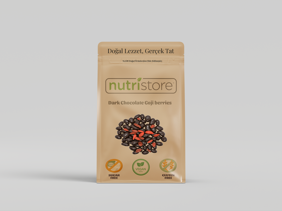 Bitter Çikolatalı Goji Berries (Kurt Üzümü) – Doğal ve Katkısız