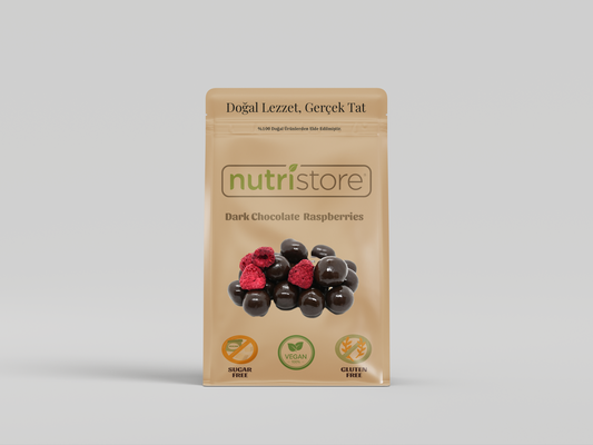 Bitter Çikolatalı Ahududu (Raspberries) – Doğal ve Katkısız