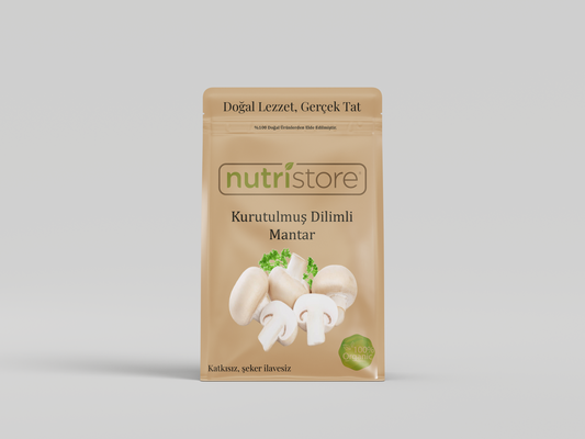 Kurutulmuş Dilimli Mantar – Organik, Katkısız, Doğal ve Yoğun Lezzet
