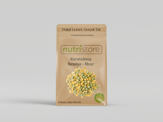 Kurutulmuş Bezelye ve Mısır Karışık Paket | Doğal, Sağlıklı ve Lezzetli Atıştırmalık