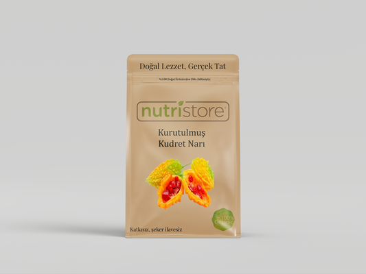 Kurutulmuş Kudret Narı | Doğal ve Katkısız Geleneksel Meyve Atıştırmalığı