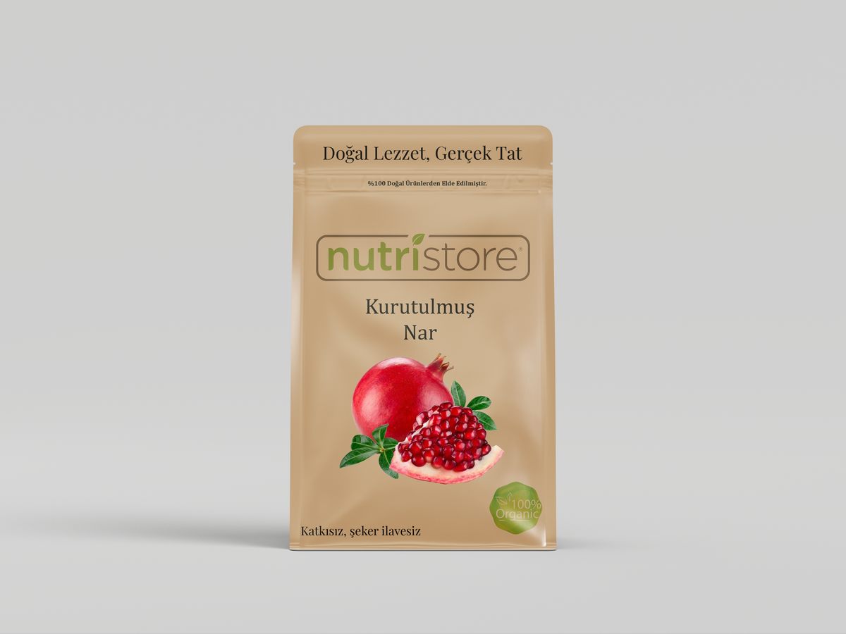 Kurutulmuş Nar | Doğal Tatlı-Ekşi Meyve Atıştırmalığı